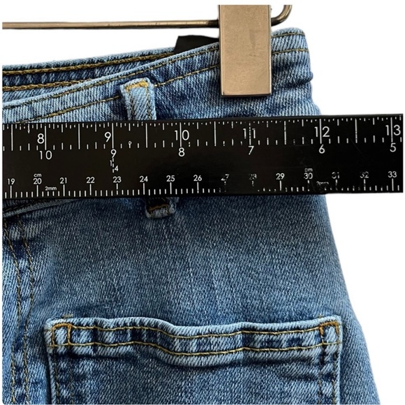 Zara Wide Leg Marine Jeans w Front Patch Pockets - Picture 3 of 4